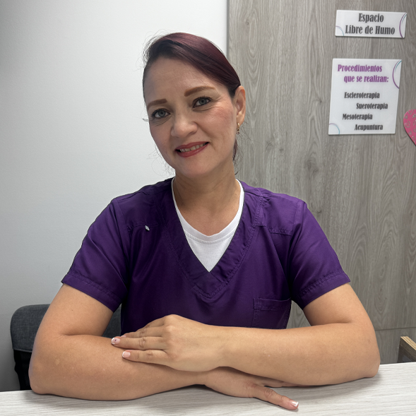 Auxiliar de enfermería Bibiana Acevedo Restrepo